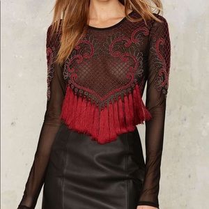 Nasty Gal Collection Mariana Mesh Bodysuit